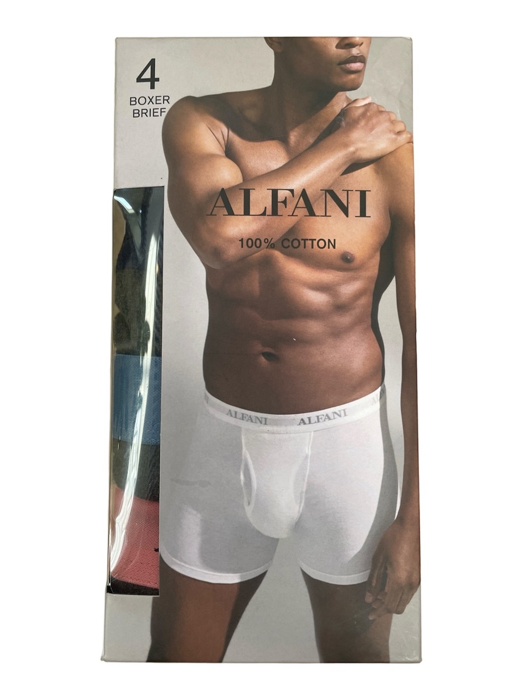 Alfani Men’s Boxer Brief 4-Pack – Mixed Colors